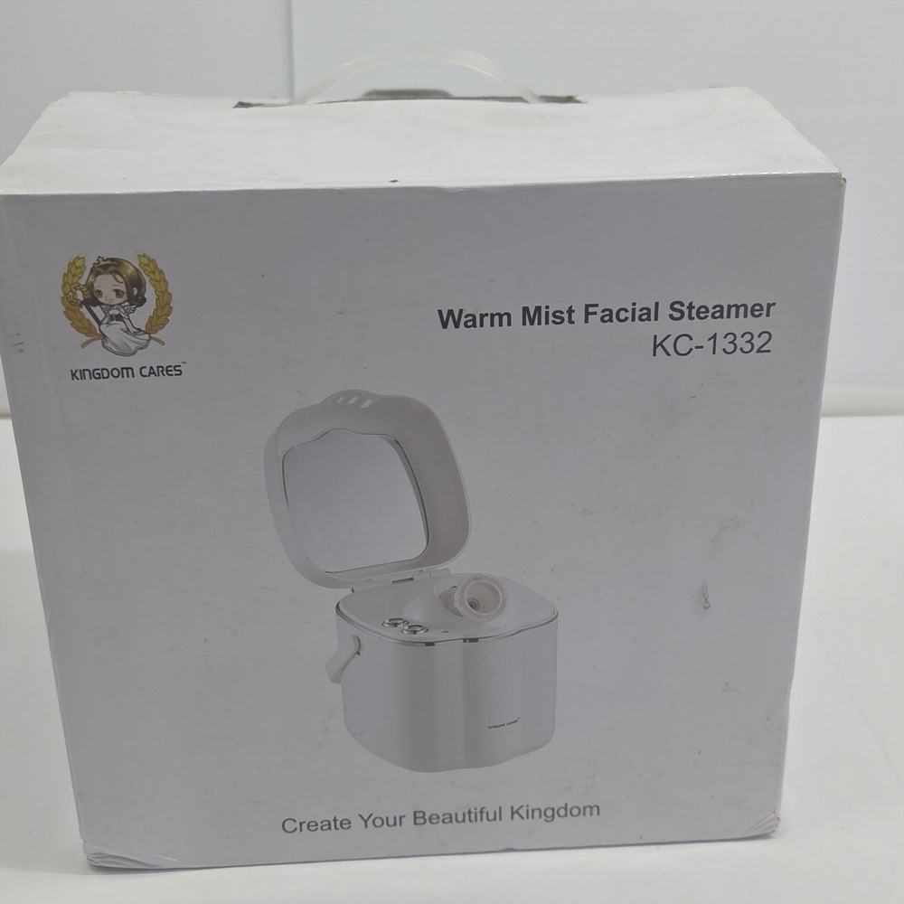 Kingdom Cares KC-1332 Warm Mist Facial Steamer Nano‎ Ionic Personal Sauna Spa
